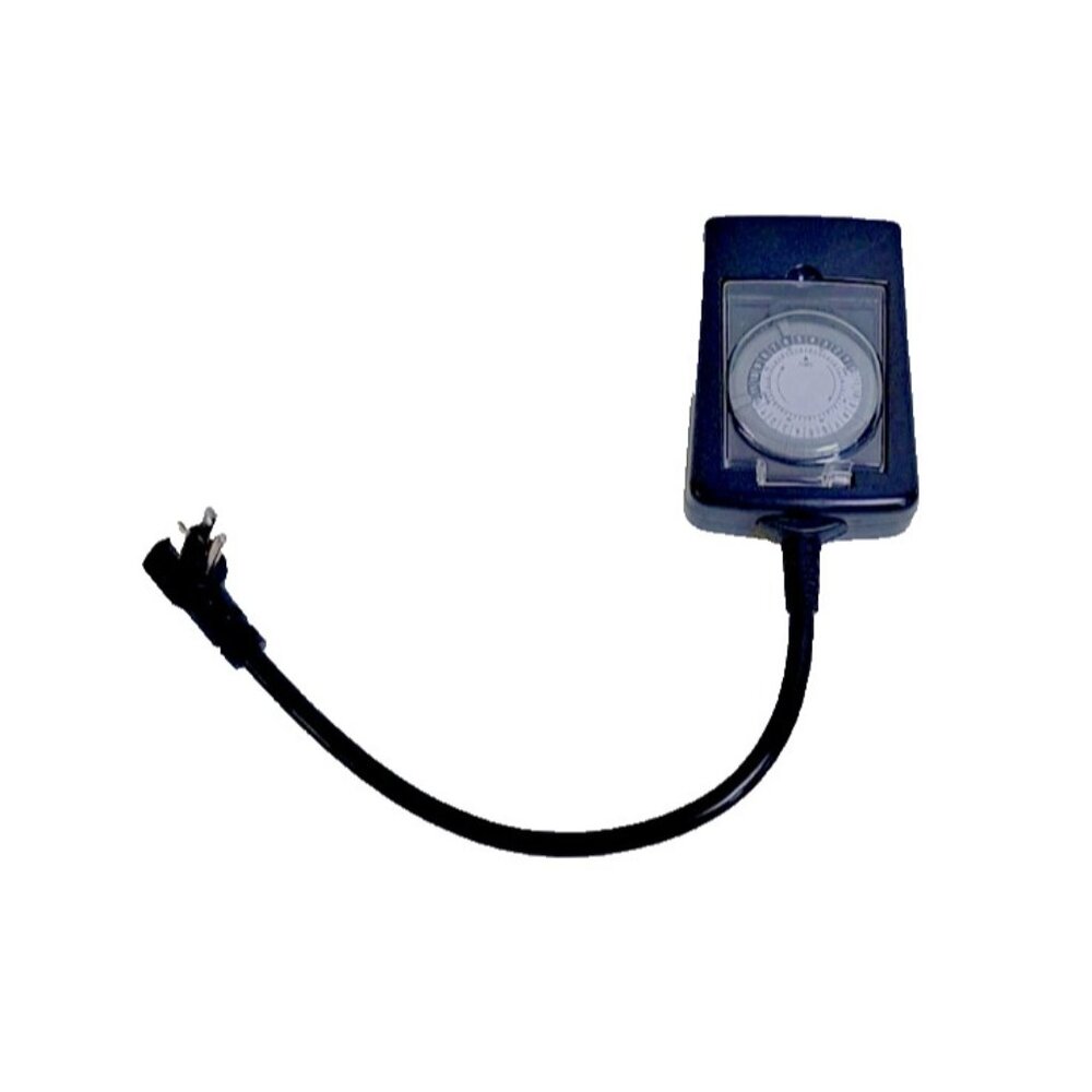 WESTEK TM12DOLB OUTDOOR DAILY TIMER BLACK GROUNDED BLACK